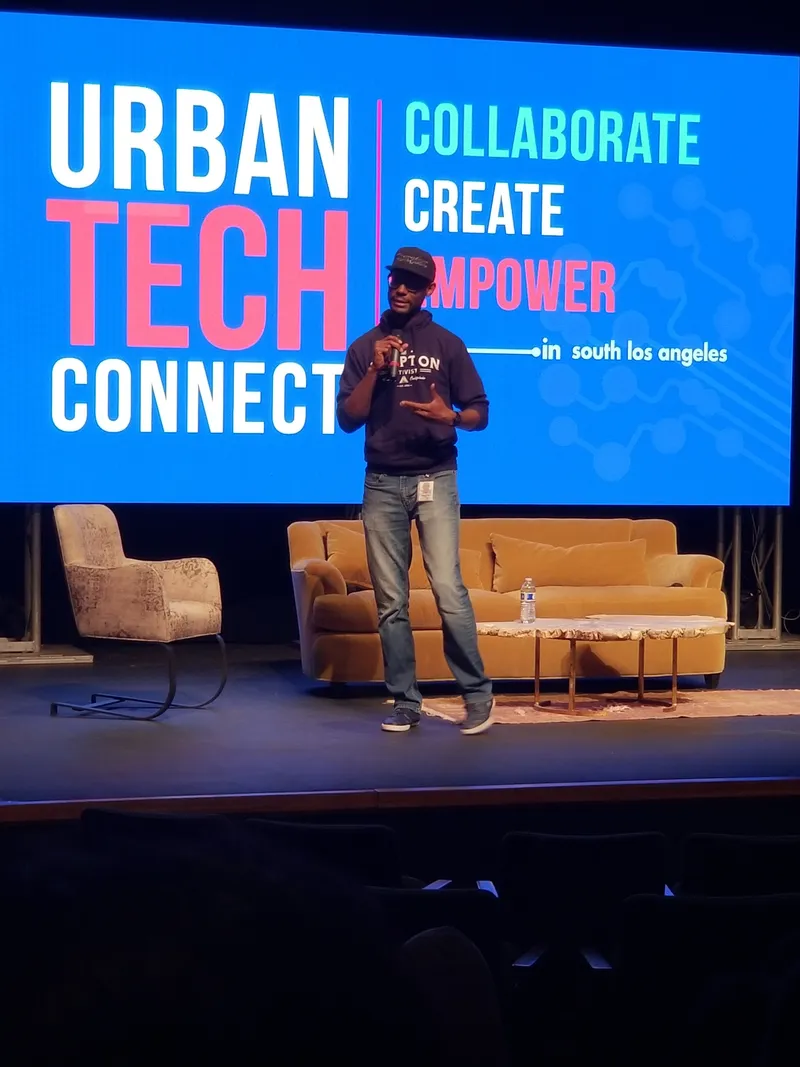 Anthony D. Mays speaking to an audience